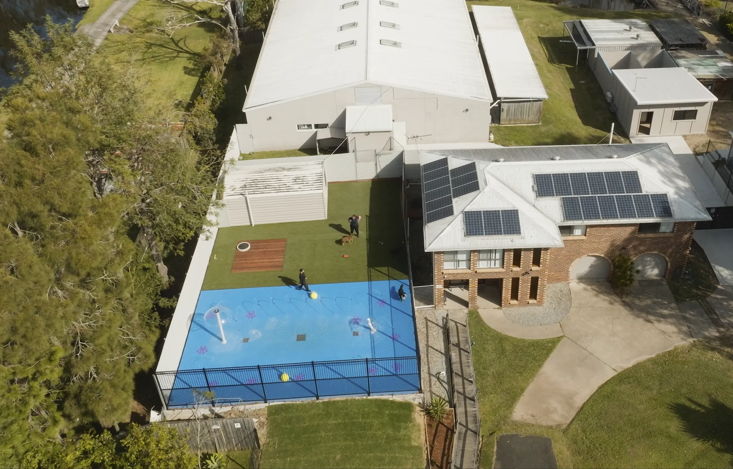 Pet Resorts Australia Gumdale from above