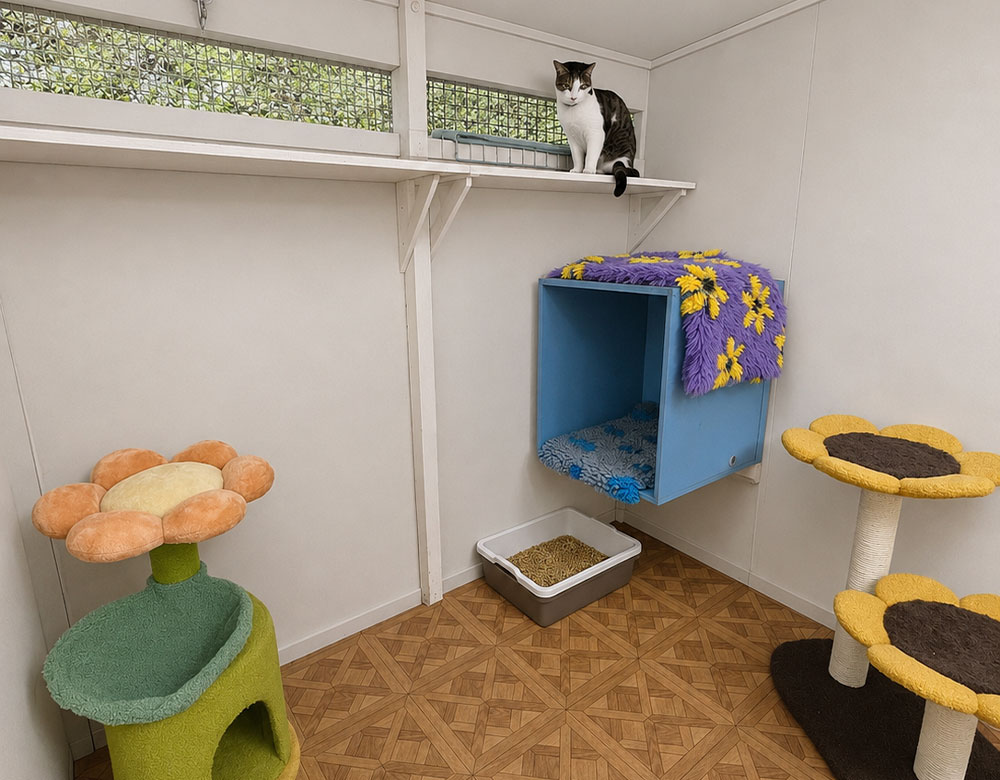 Cat Cattery Indoor Room Standard