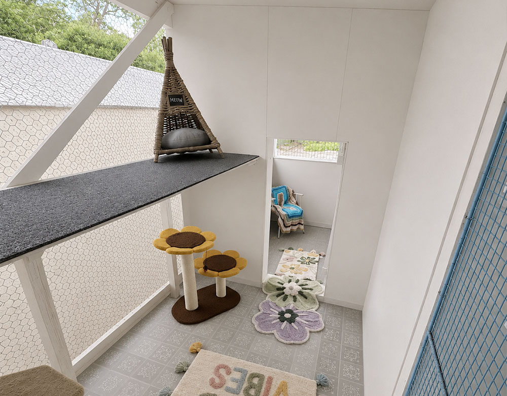 Cat Cattery Deluxe Verandah Suite Standard