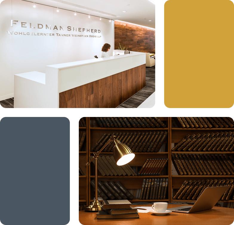 reception desk | lit lamp on a desk