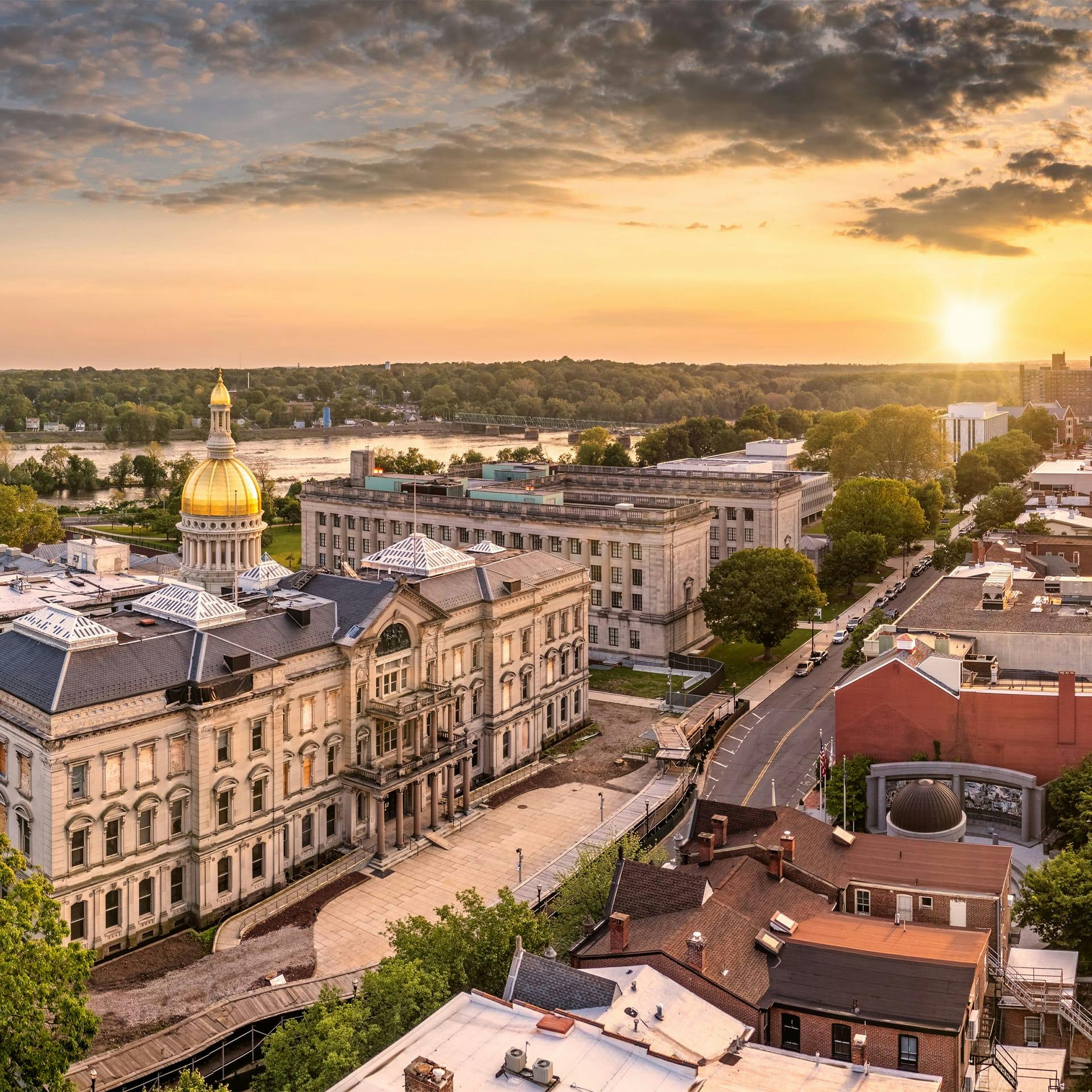 aerial view of a city