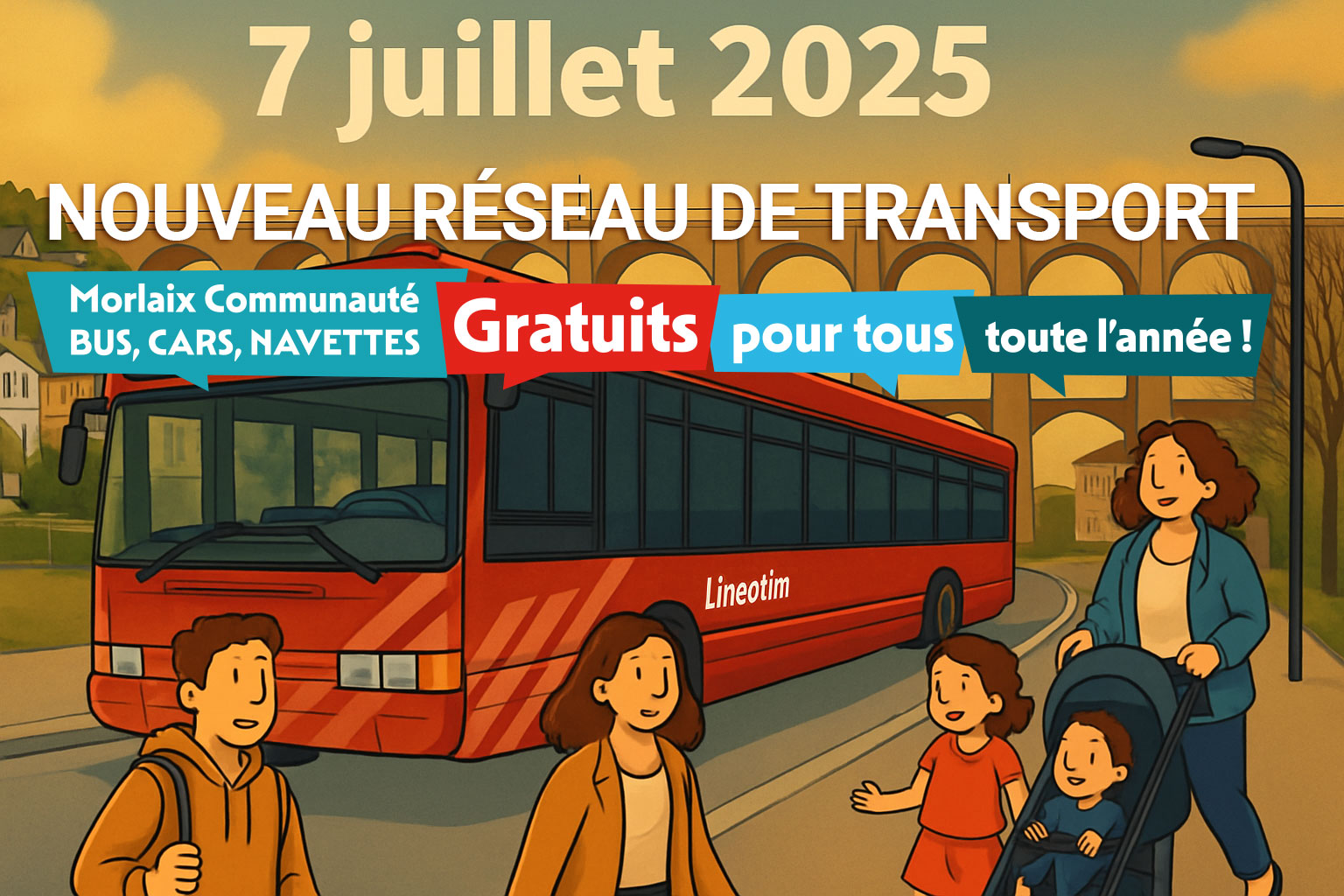 Nouveau réseau de transport Linéotim