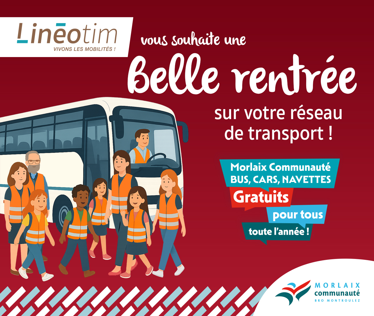 Belle rentrée 2026 sur le réseau de transport Linéotim