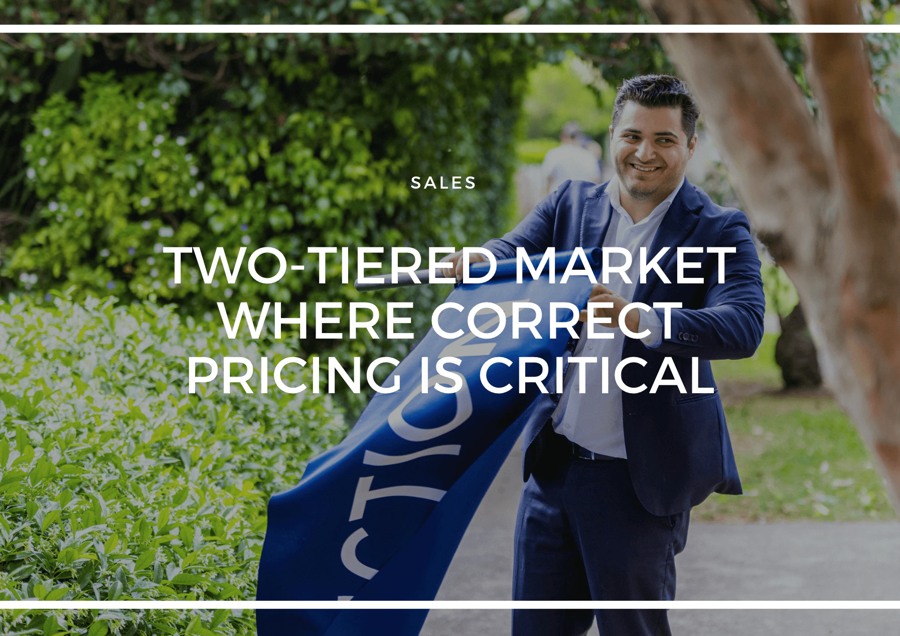 TWO-TIERED MARKET WHERE CORRECT PRICING IS CRITICAL