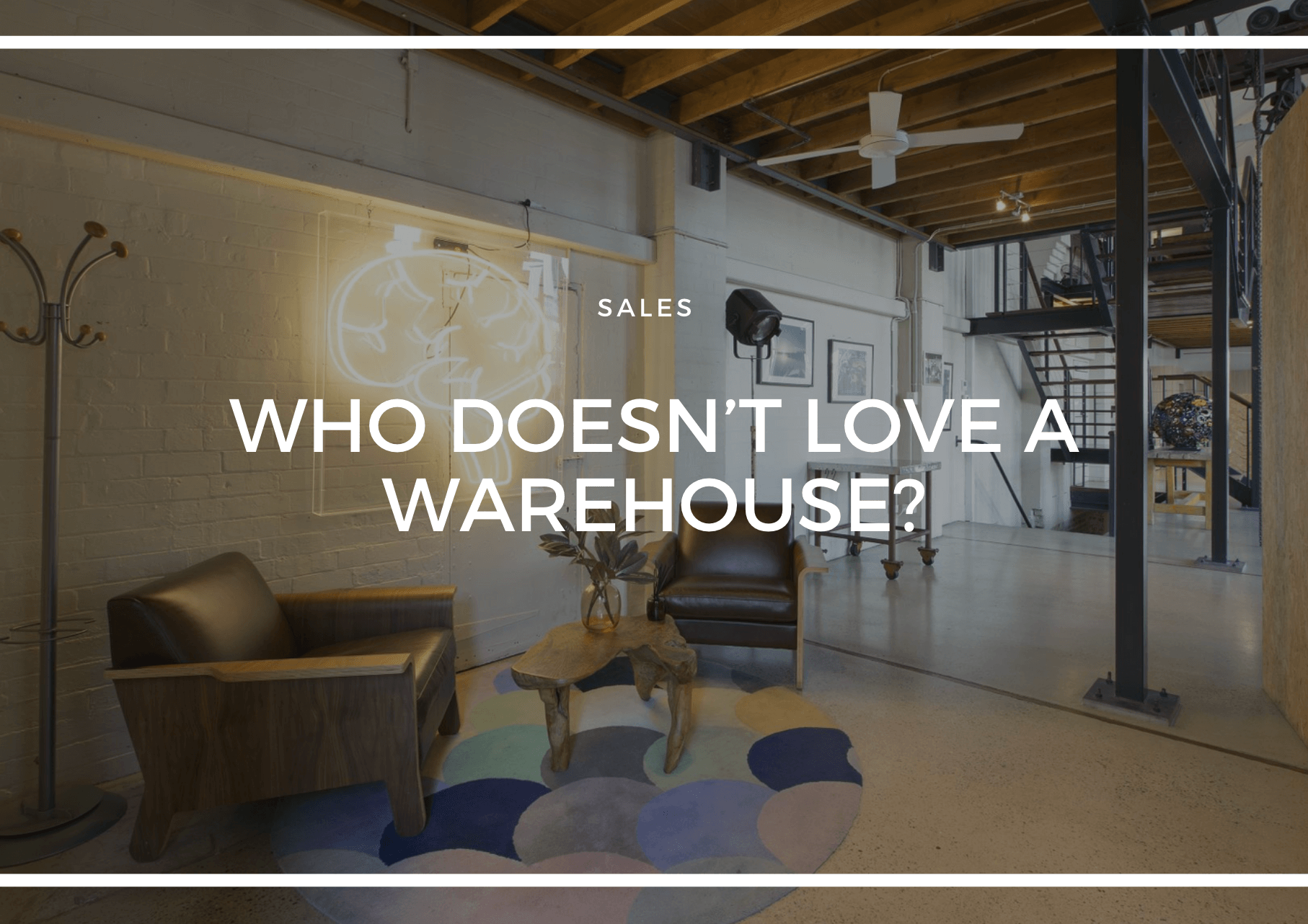 WHO DOESN'T LOVE A WAREHOUSE CONVERSION. HERE ARE THREE OF THE FINEST.
