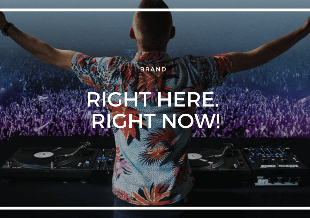 RIGHT HERE. RIGHT NOW!