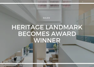 PRESTIGIOUS ACCOLADE FOR THE REINVENTION OF A LANDMARK HERITAGE SITE