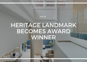 PRESTIGIOUS ACCOLADE FOR THE REINVENTION OF A LANDMARK HERITAGE SITE