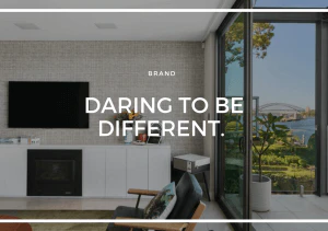 DARING TO BE DIFFERENT. IT'S YOUR MOVE.
