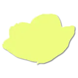Yellow silhouette of an anemone flower