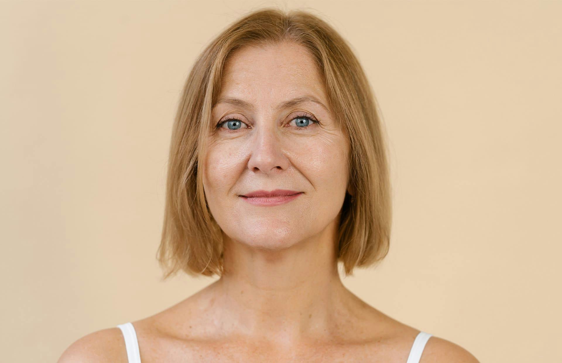 Woman smiling