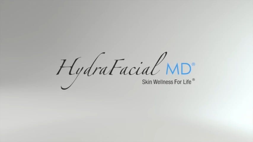 hydrafacial informational video screenshot