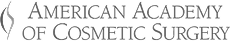 American Academy of Cosmetic Surgery logo