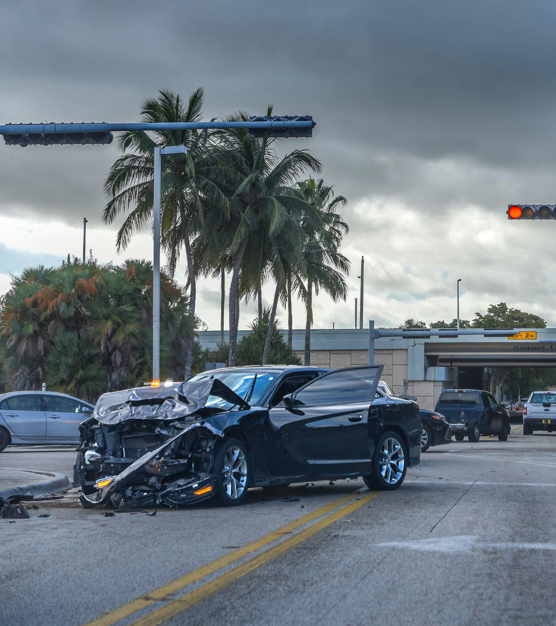A car after an accident