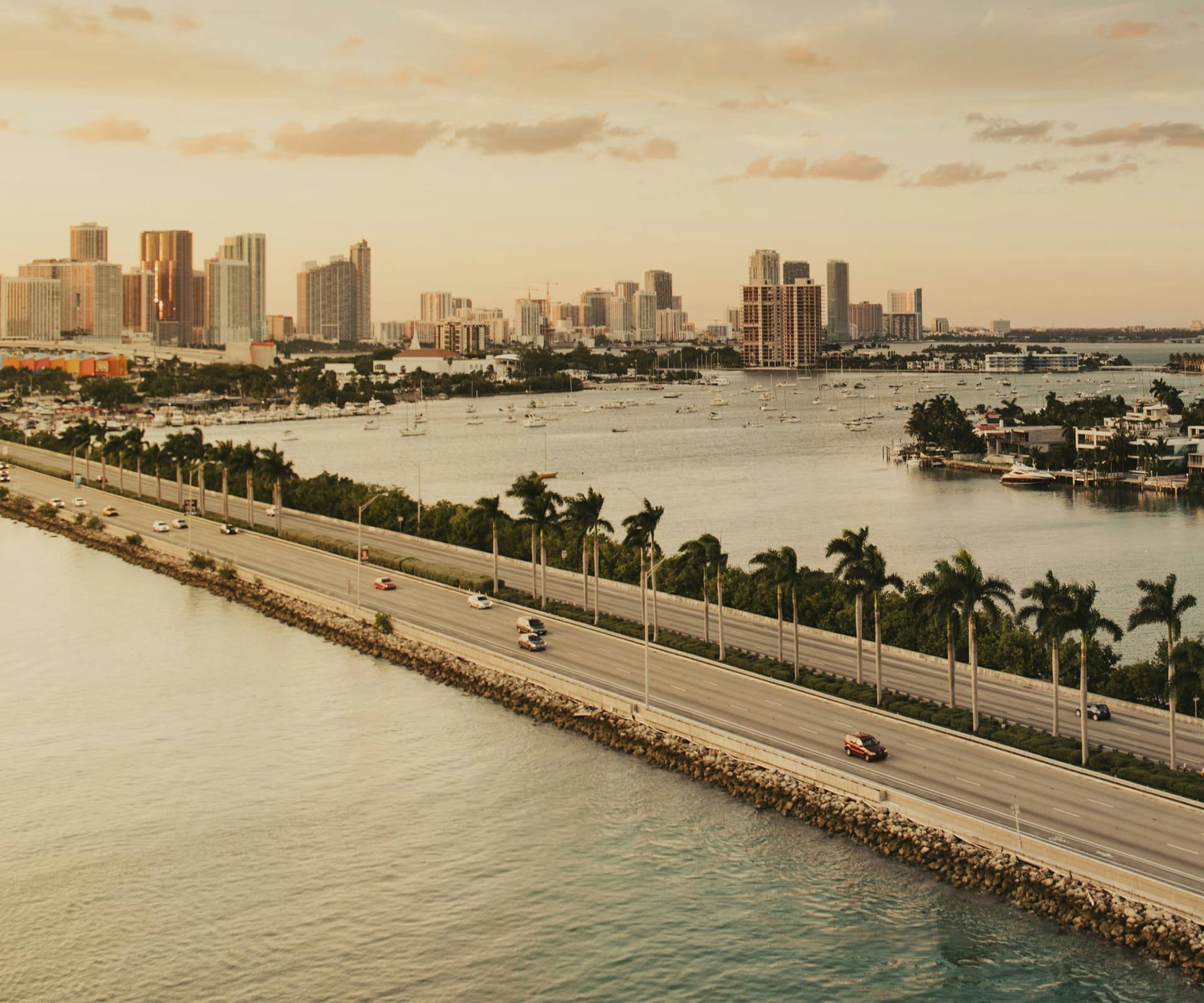 Skyline view of Miami