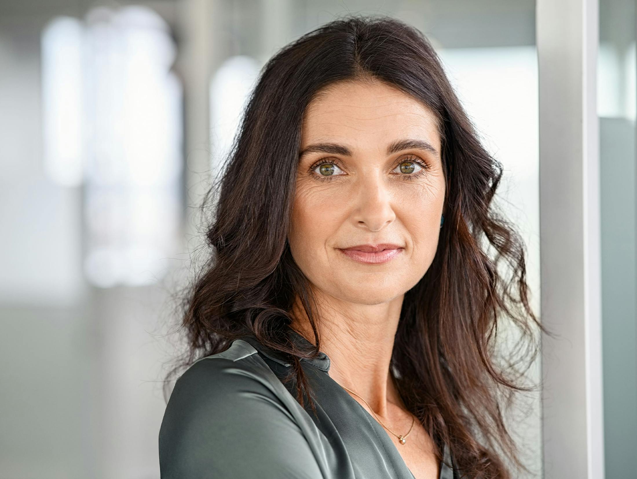 woman facing forward