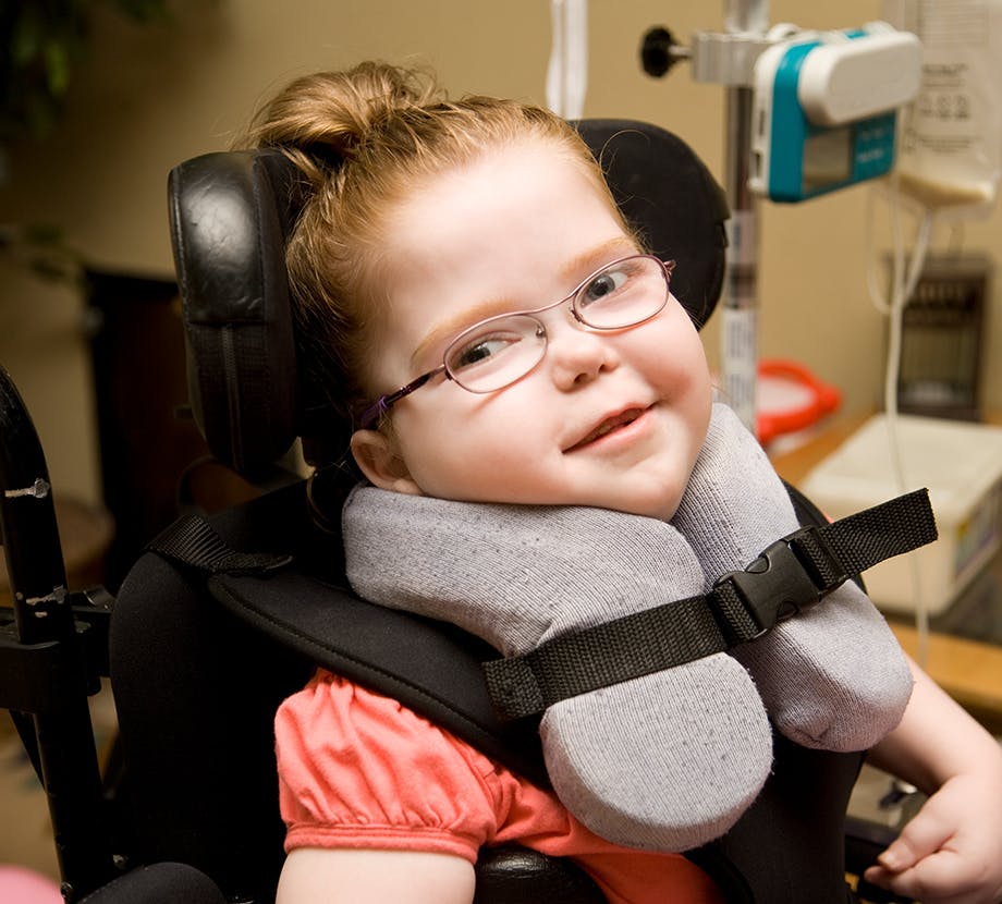 Child with cerebral palsy