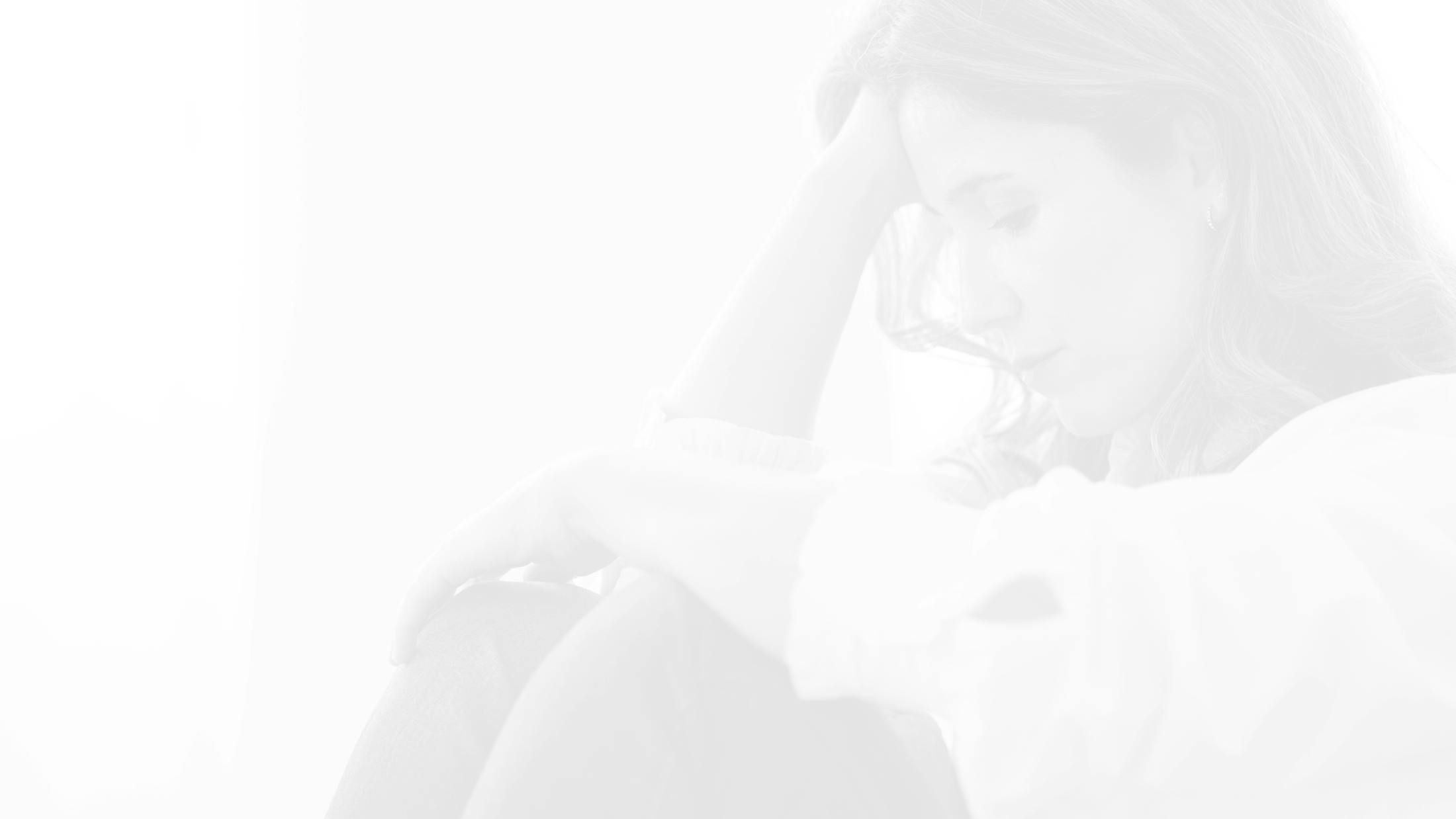 Distressed woman