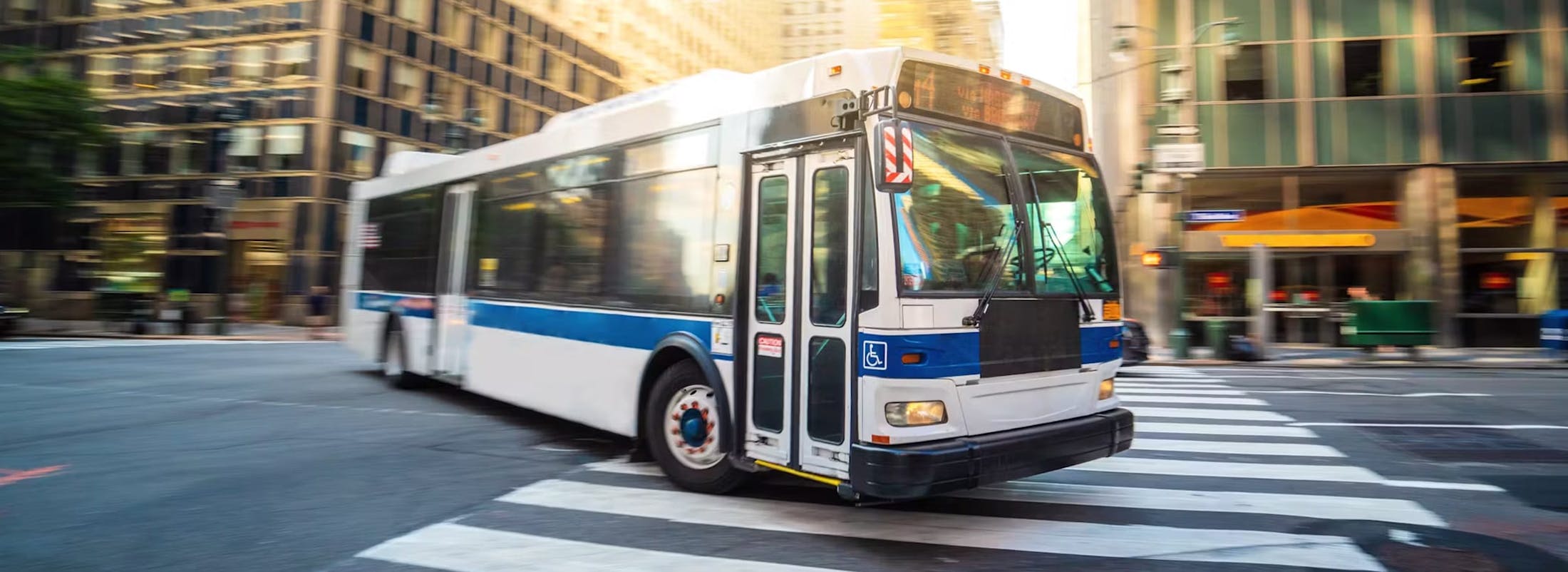 Bus in the city