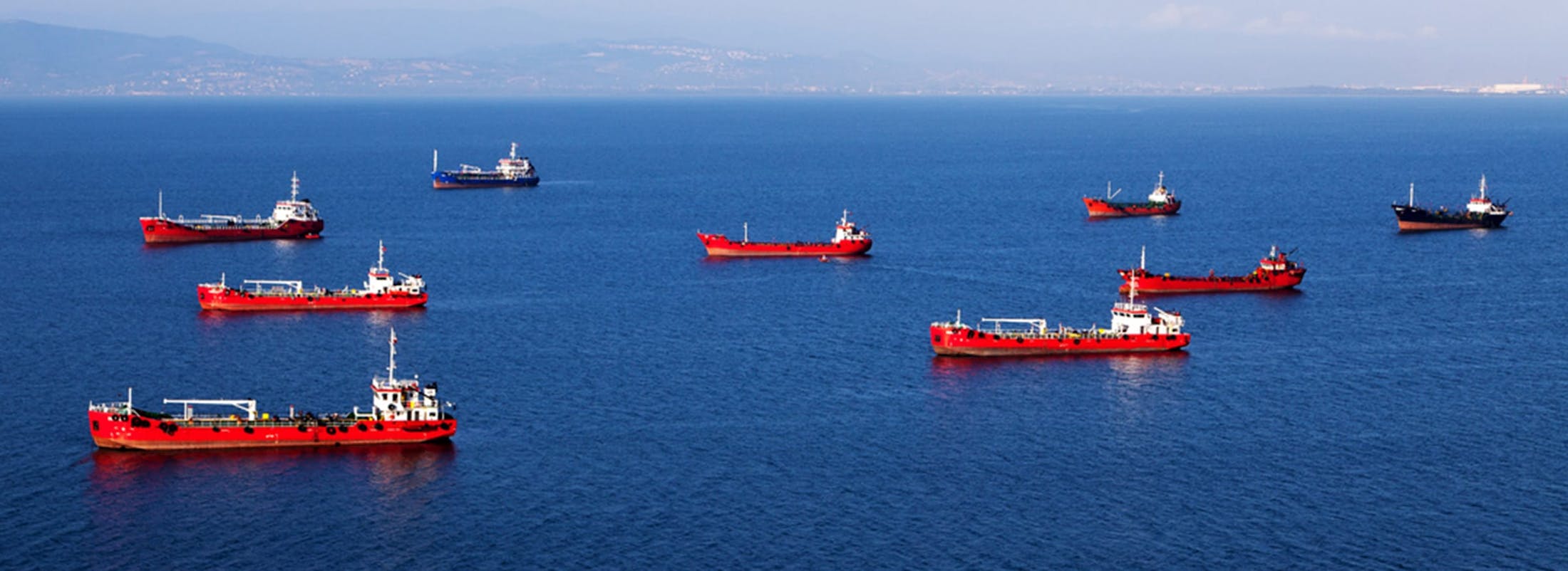 Ships at sea