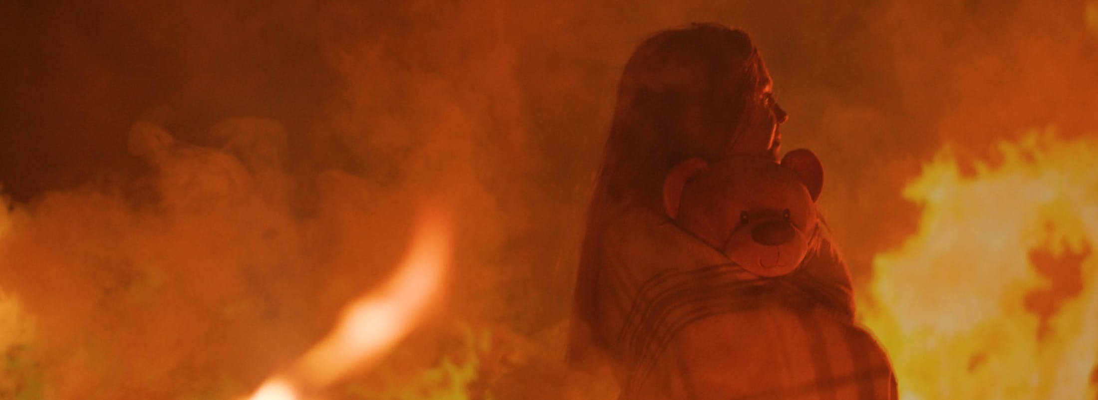 Person in a fire