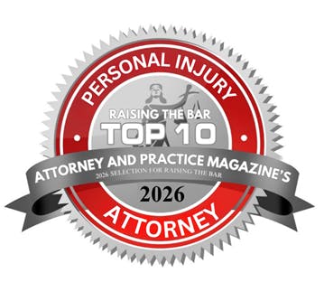 Attorney and Practice Magazine Top 10 Personal Injury Attorney Award