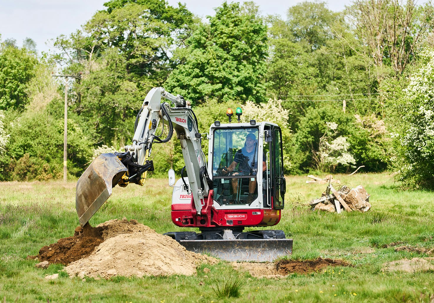 Working on the land in Downicary