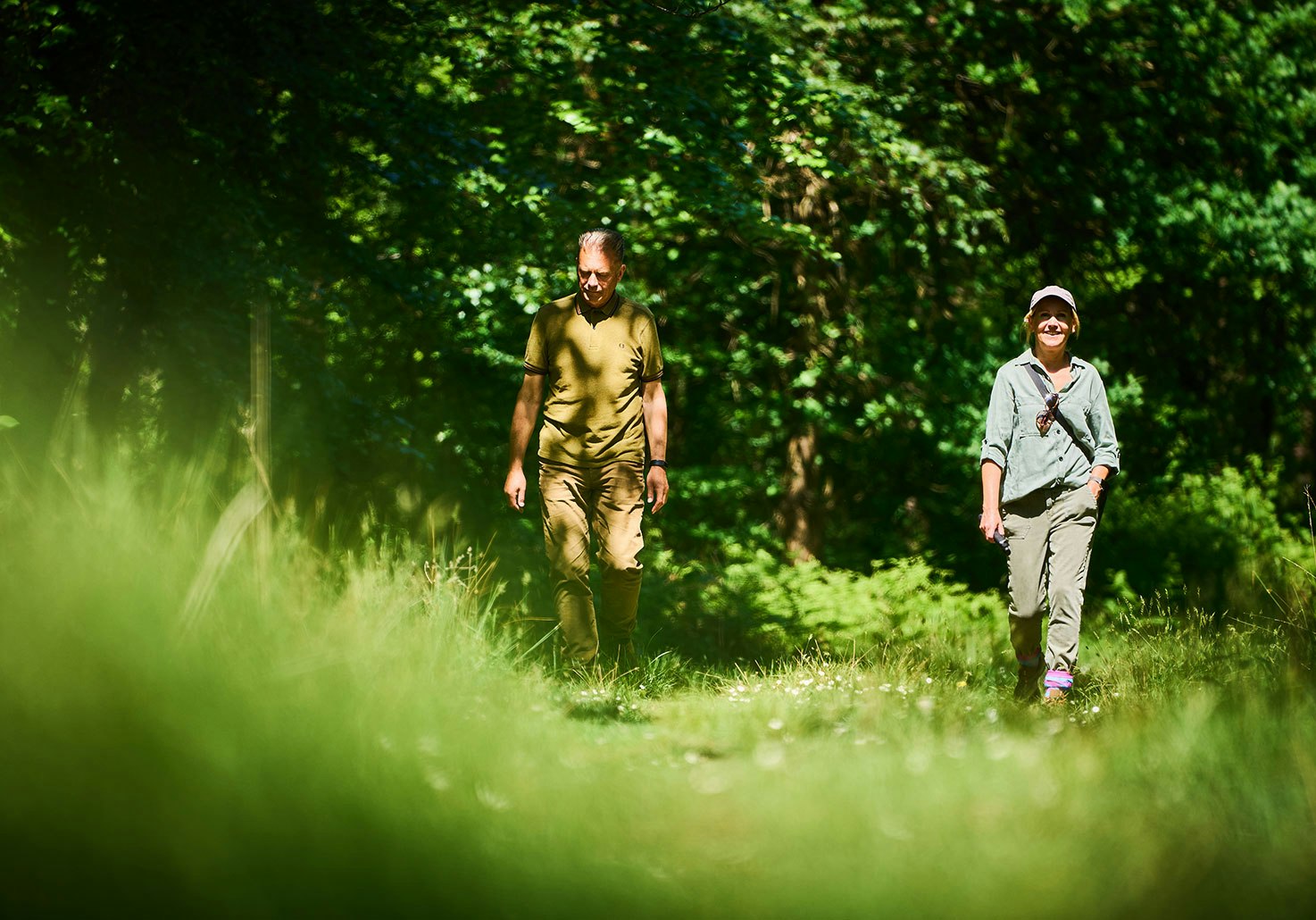 Walking through Bowyers Wood