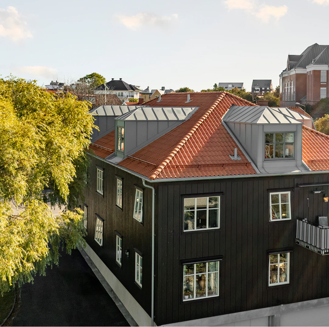 Flerfamiljshus byggt av Alkerum