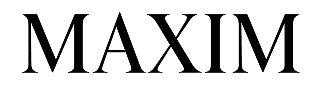 MAXIM logo