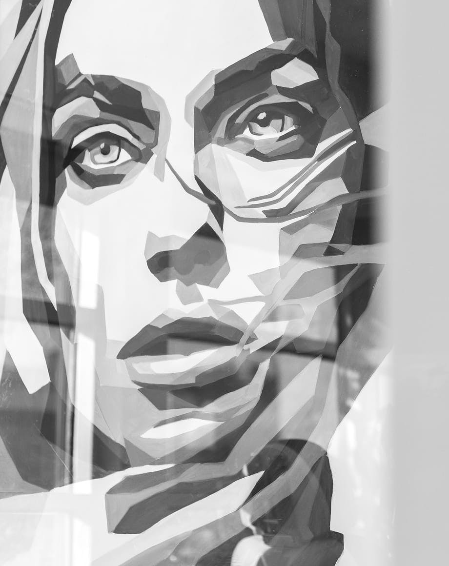 Painting of a womans face