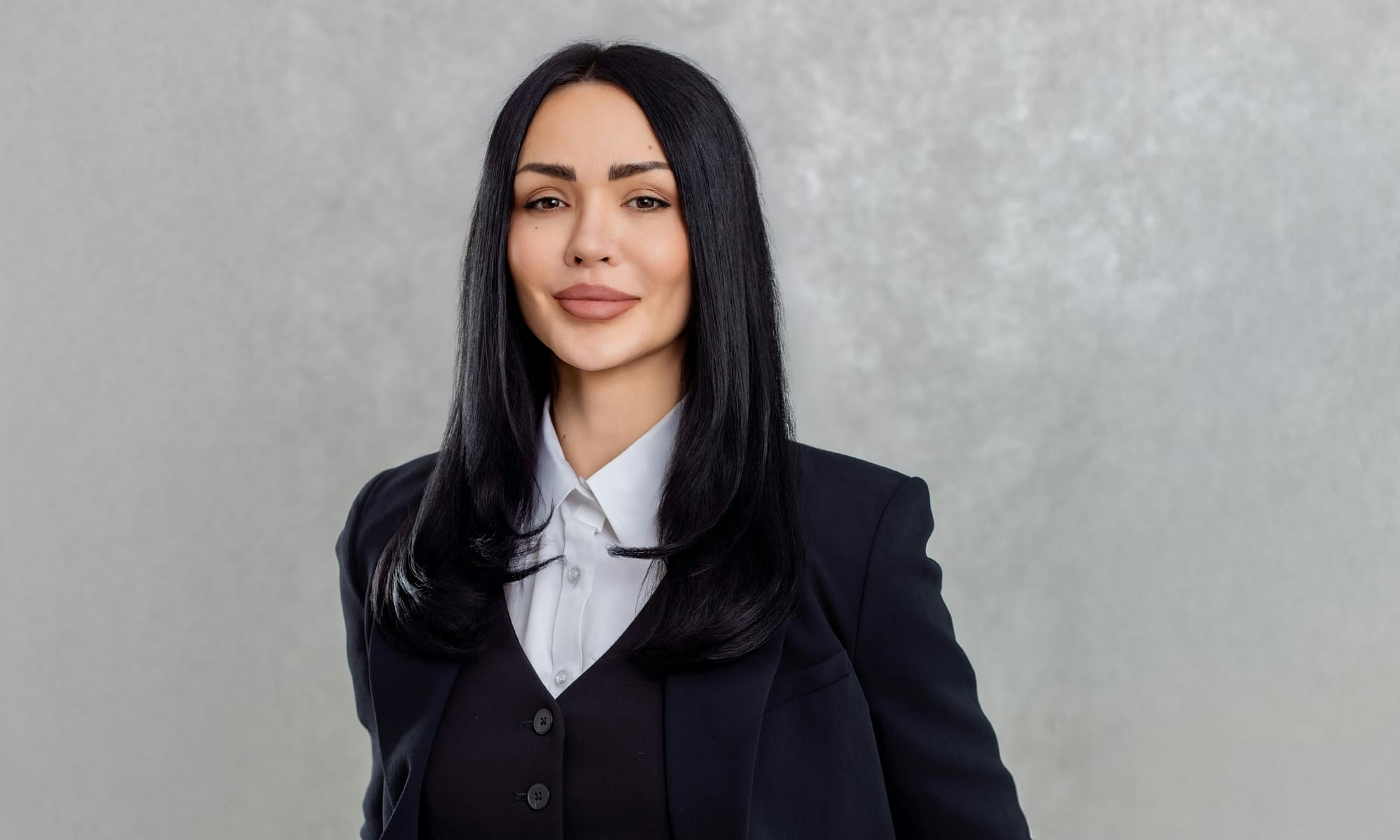 Woman smiling