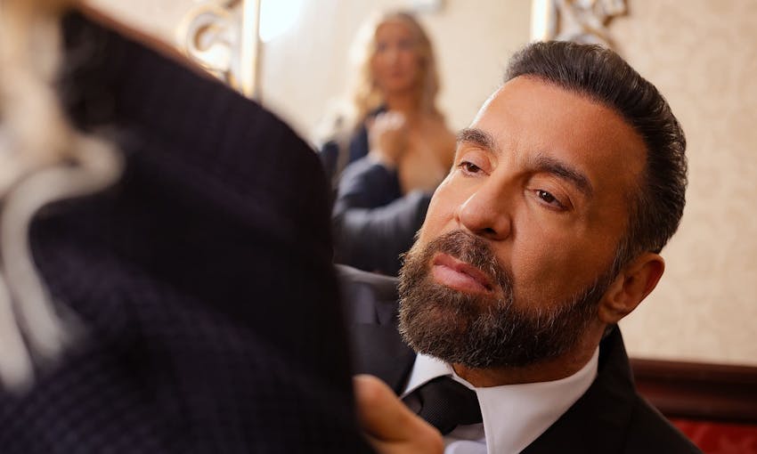 Doctor during consultation