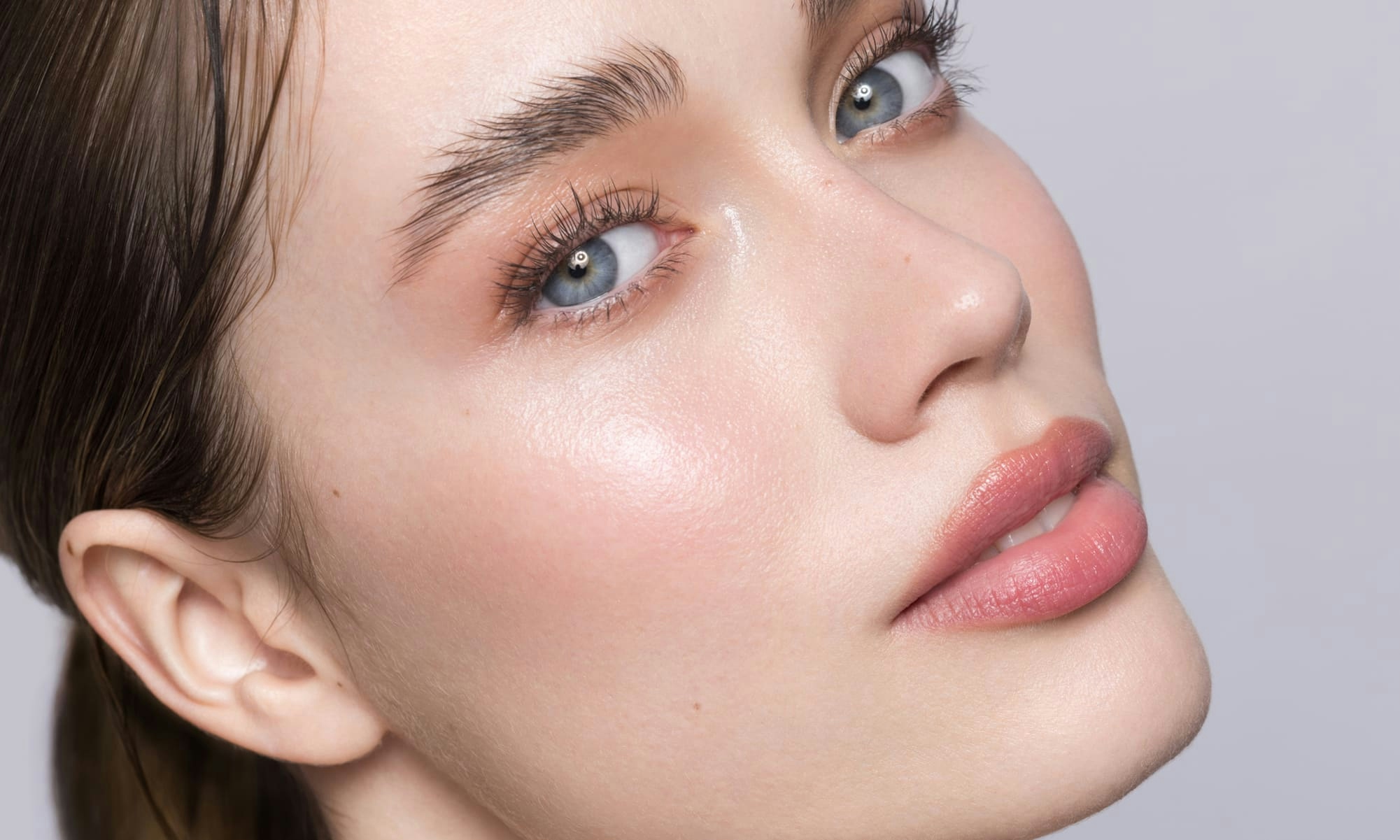 Close up of womans face