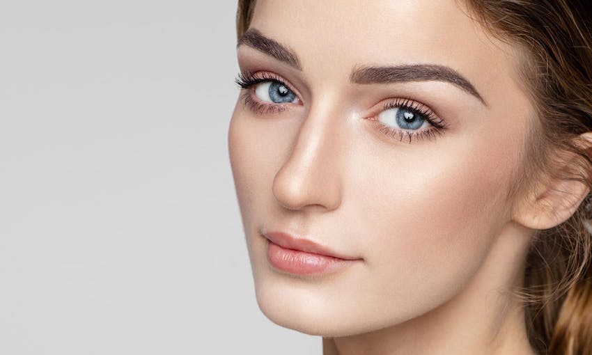 Close up of woman smiling