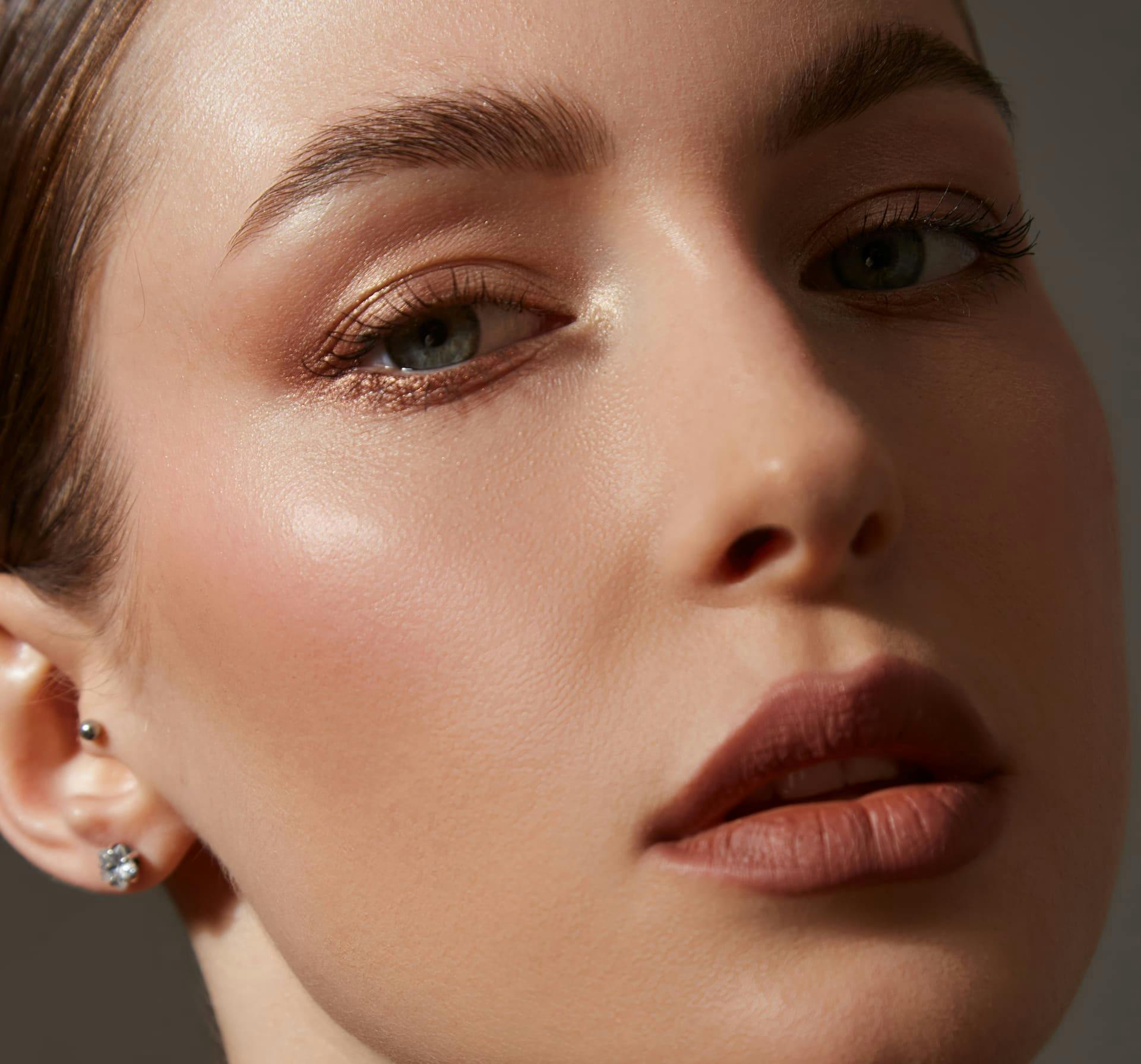 Close up of womans face