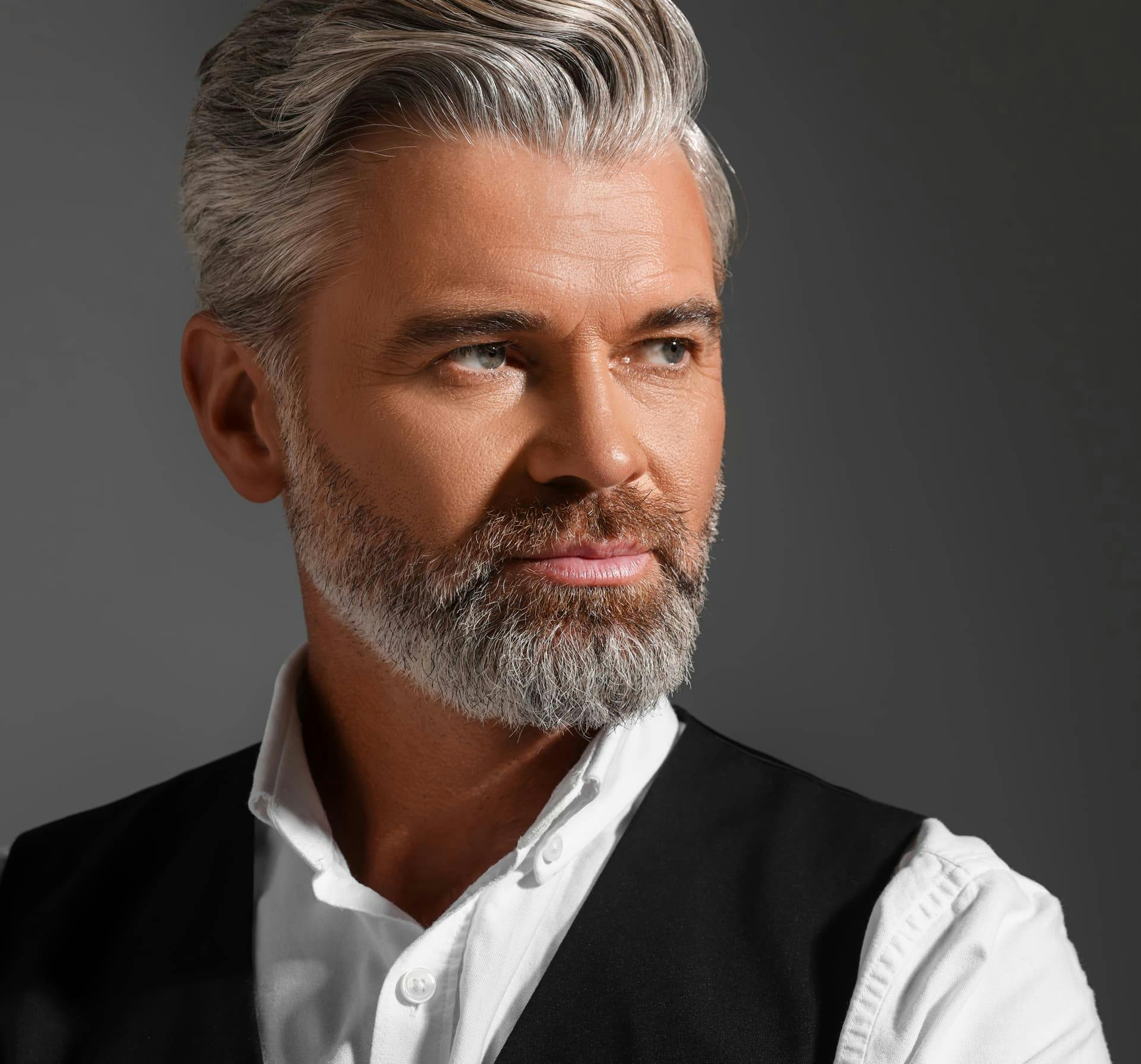 Man in dramatic lighting