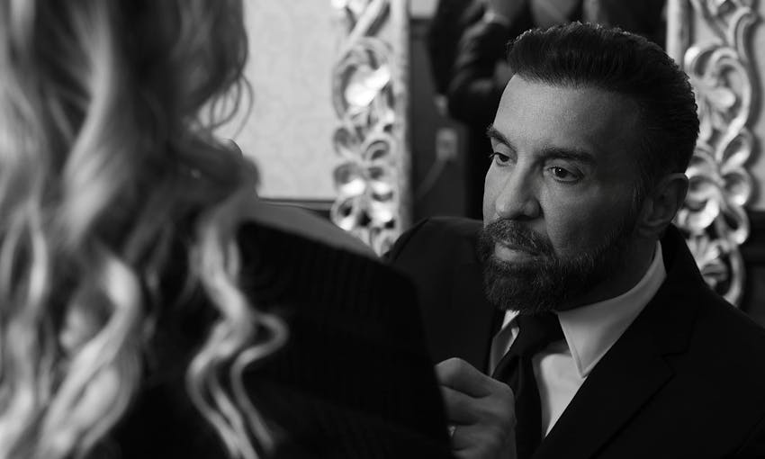 Doctor during consultation