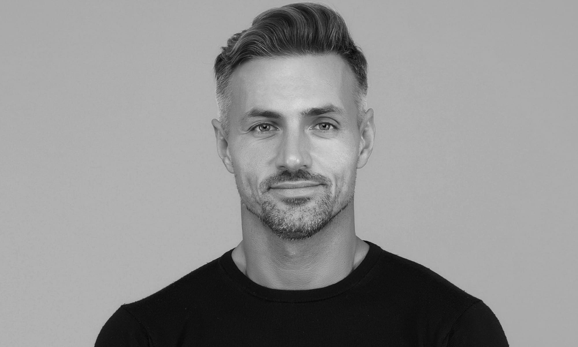 Man smiling