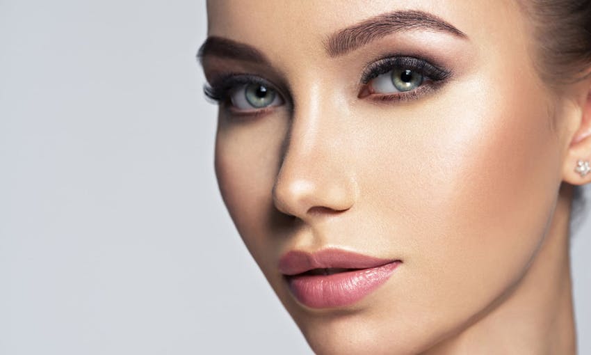 Close up of womans face