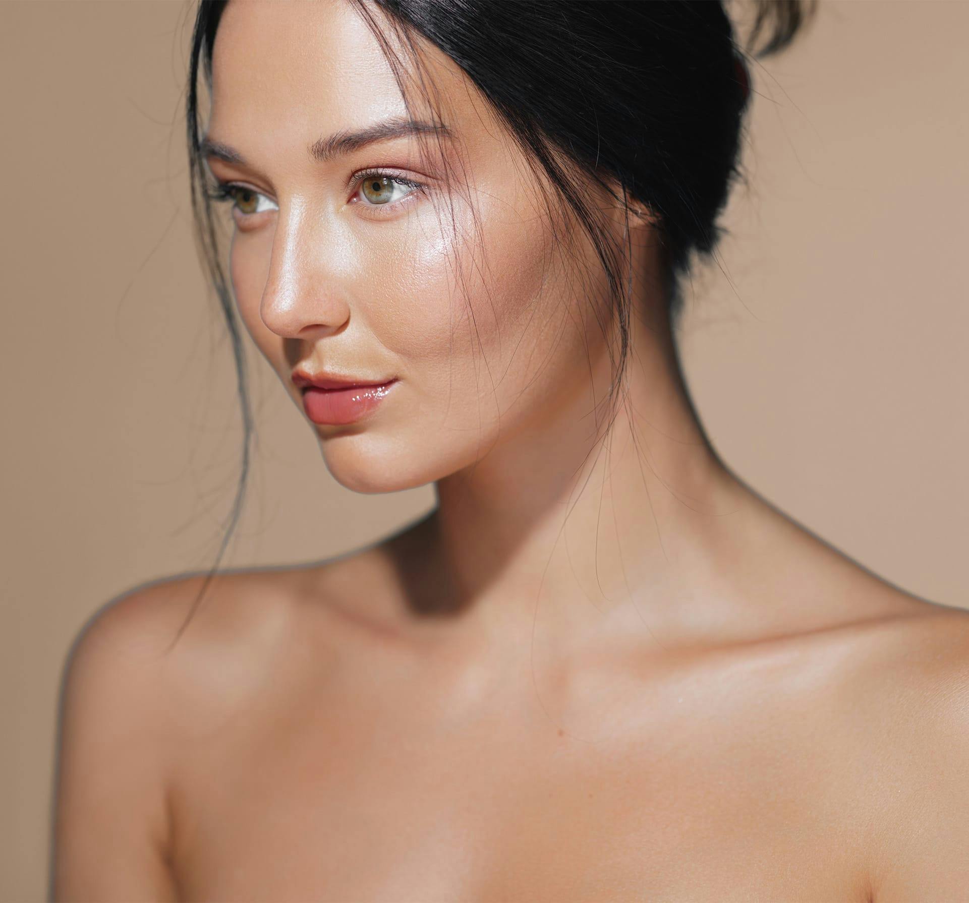 woman with nice skin