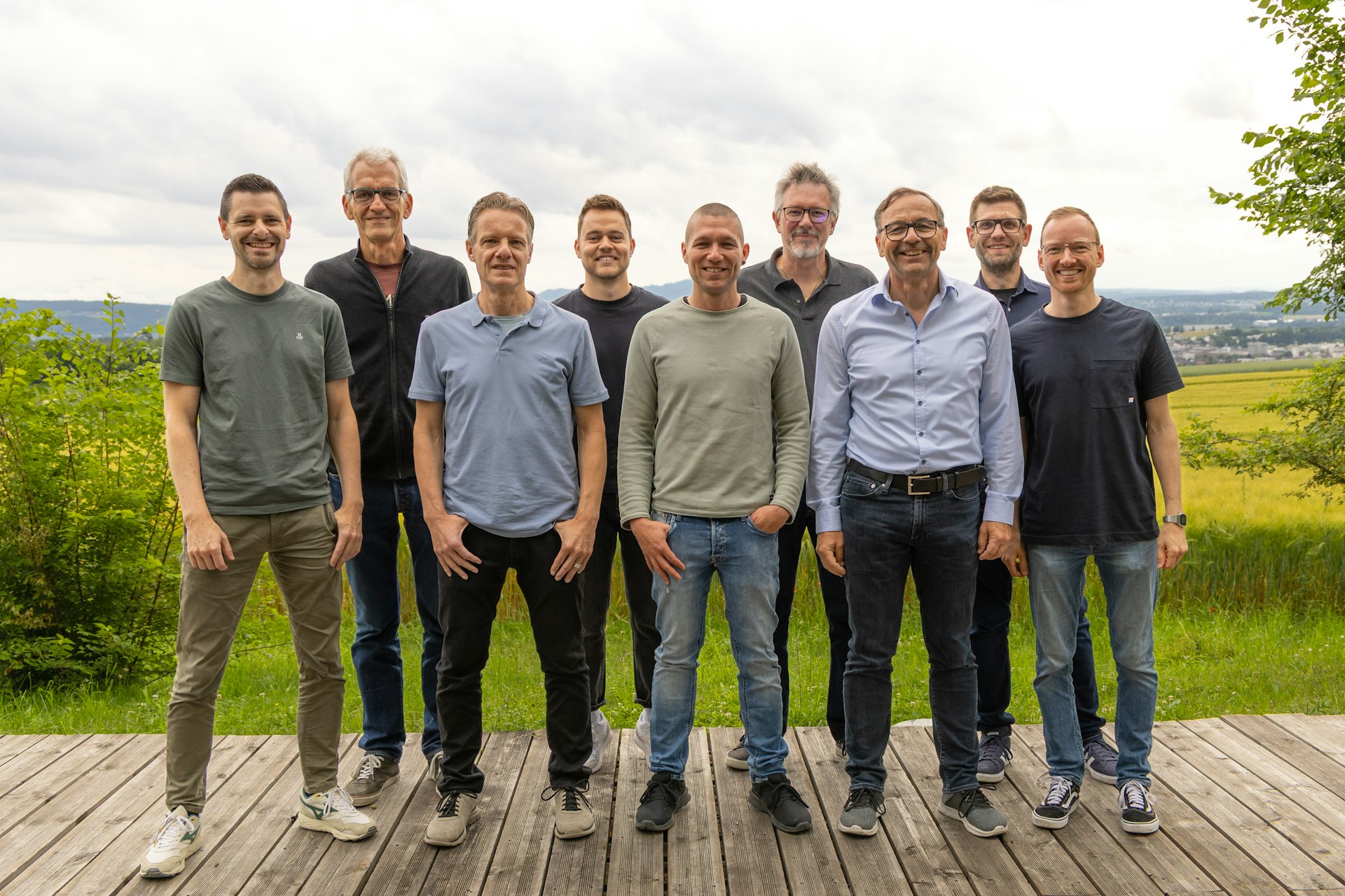 Das Team der Neovo AG zusammen mit dem Team der incendia