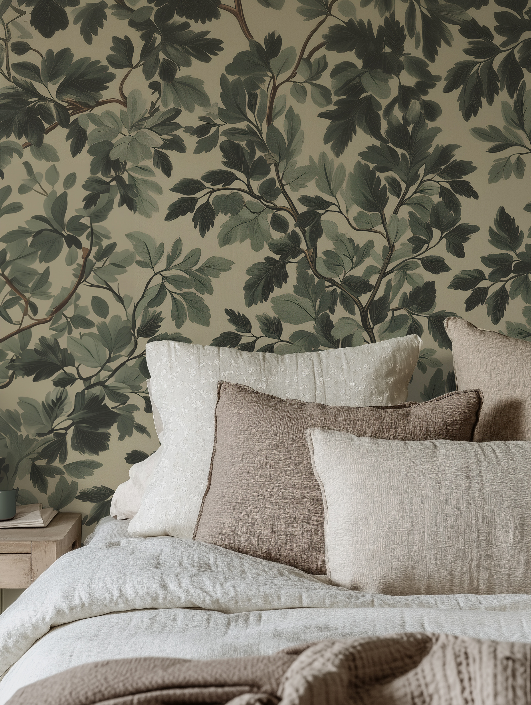 Leafy wallpaper