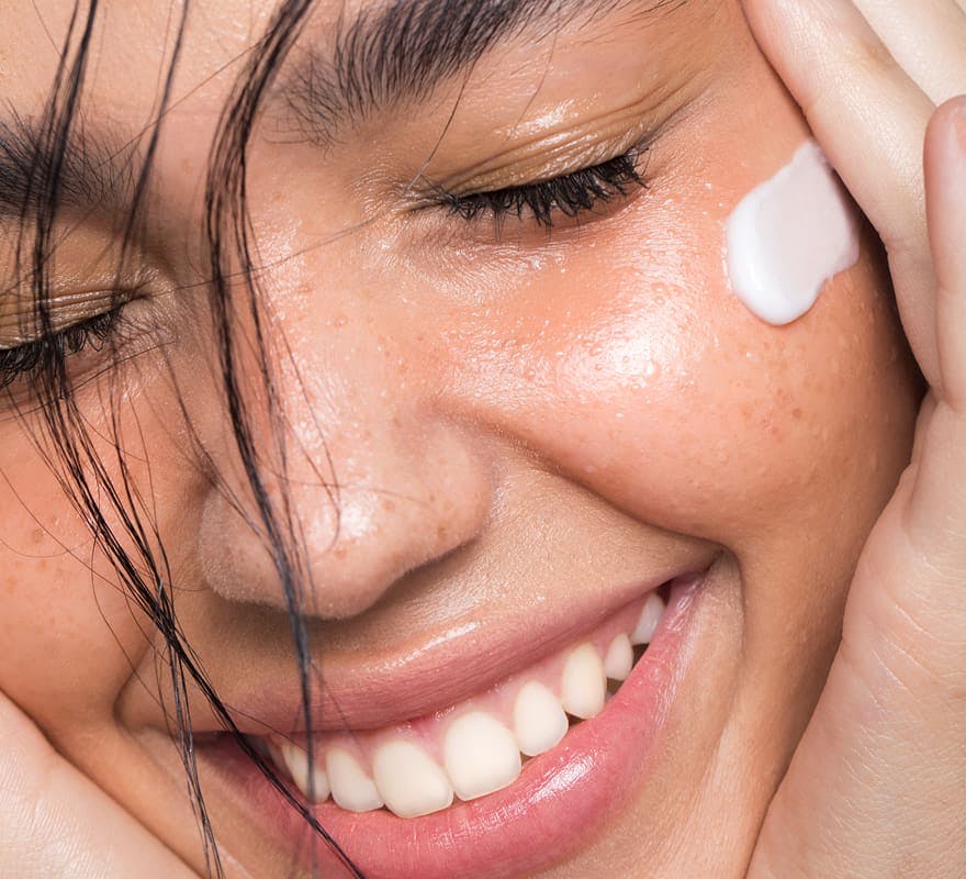 Close up of woman laughing