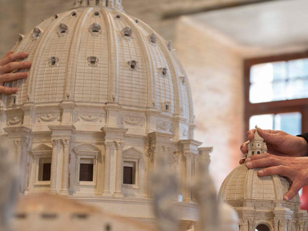 Ancona, Museo Omero. Model of St. Peter's Dome Ancona, Museo Omero. Model of St. Peter's Dome