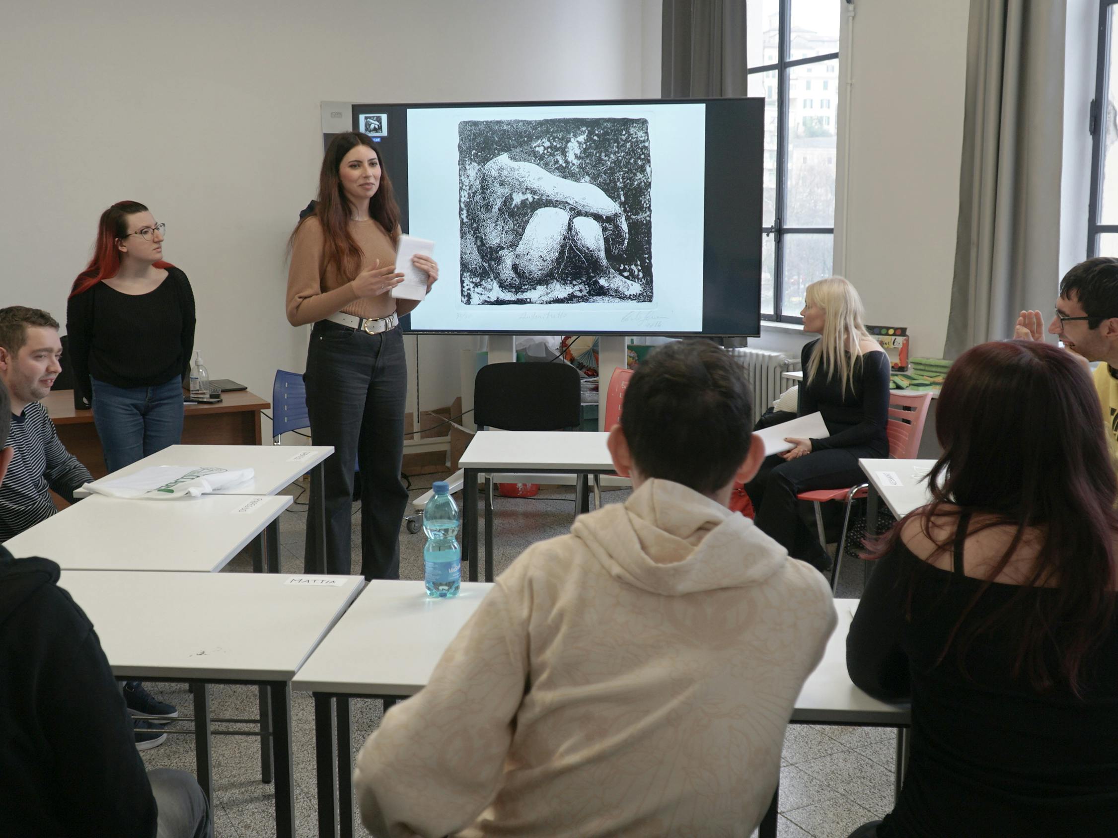 Accademia di Belle Arti di Frosinone. Workshop with people with autistic spectrum disorder. Accademia di Belle Arti di Frosinone. Workshop with people with autistic spectrum disorder.