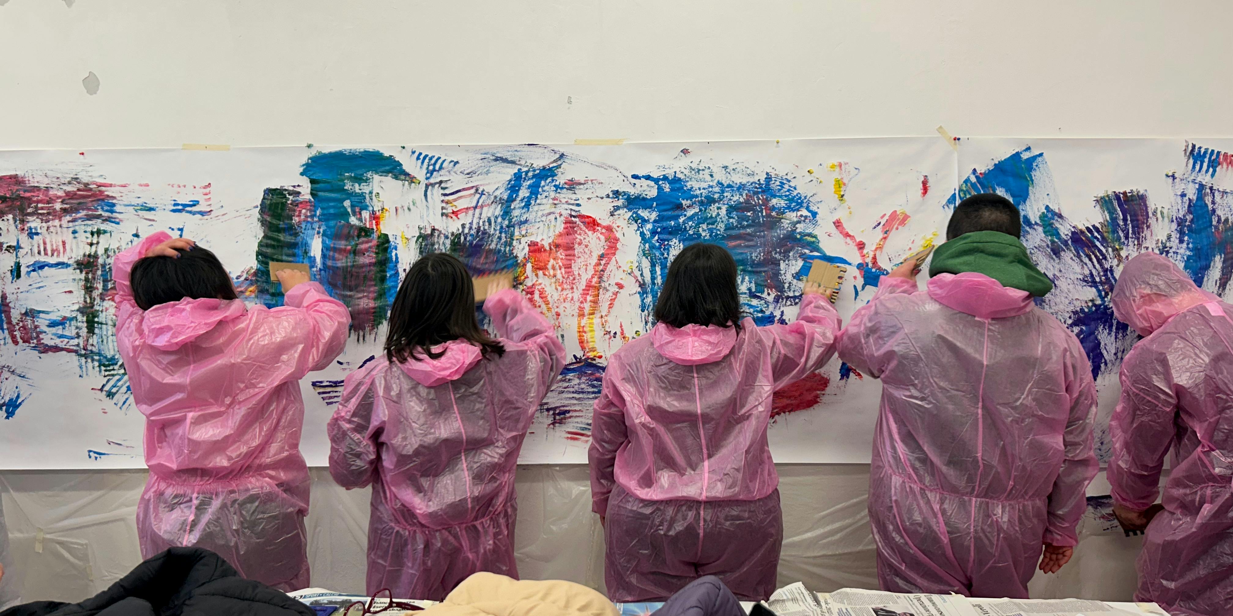 Accademia di Belle Arti di Frosinone. Laboratorio con persone con sindrome di Down. Accademia di Belle Arti di Frosinone. Laboratorio con persone con sindrome di Down.