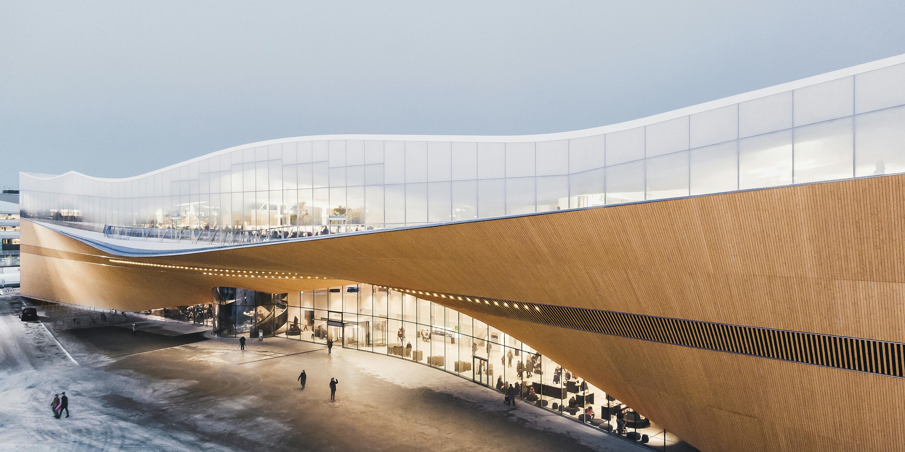 Helsinki, Biblioteca Oodi. Helsinki, Biblioteca Oodi. Esterno.