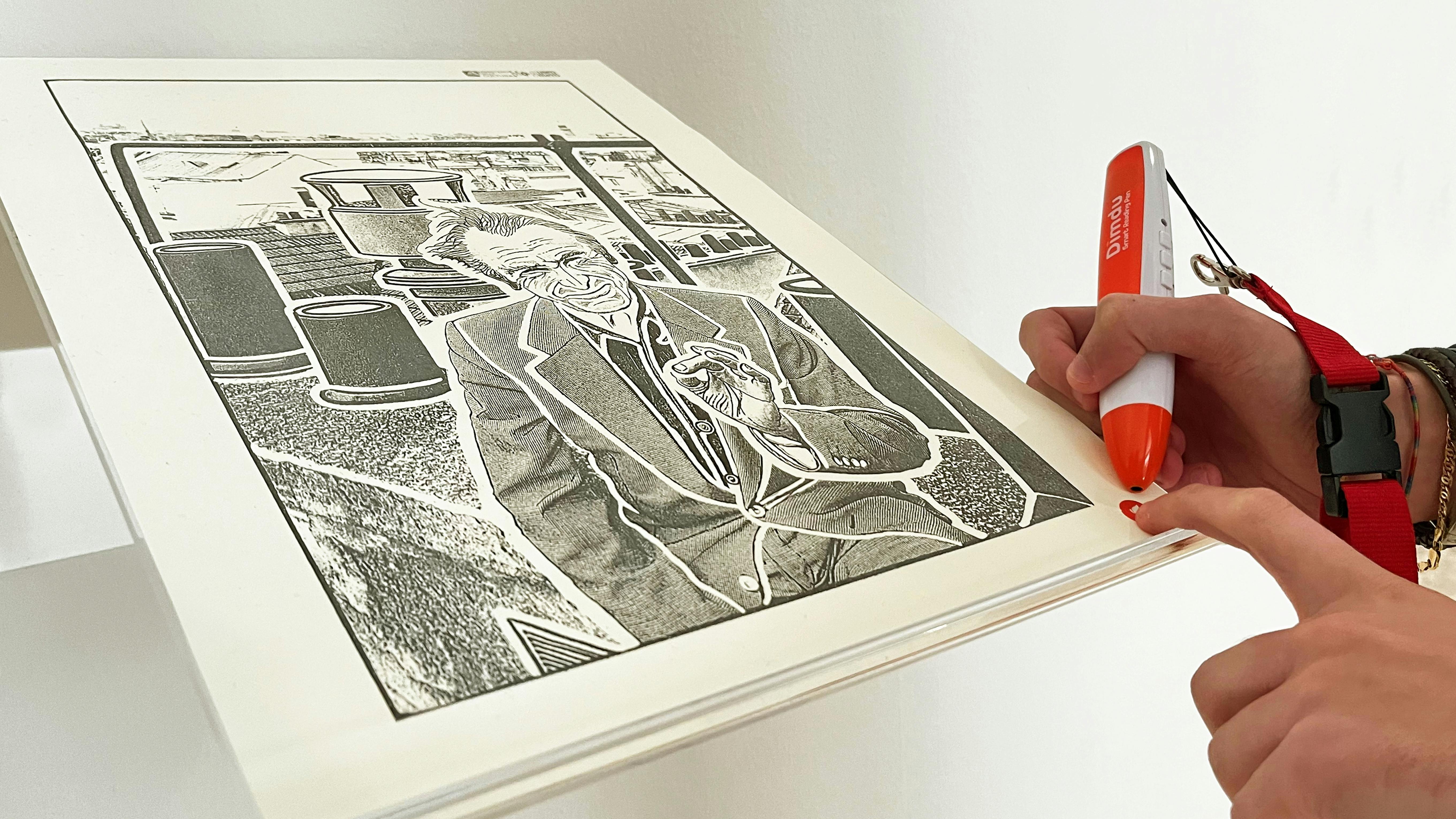 Roma, Museo dell'Ara Pacis. Mostra "Robert Doisneau", 2022. Percorso integrato audio-tattile.