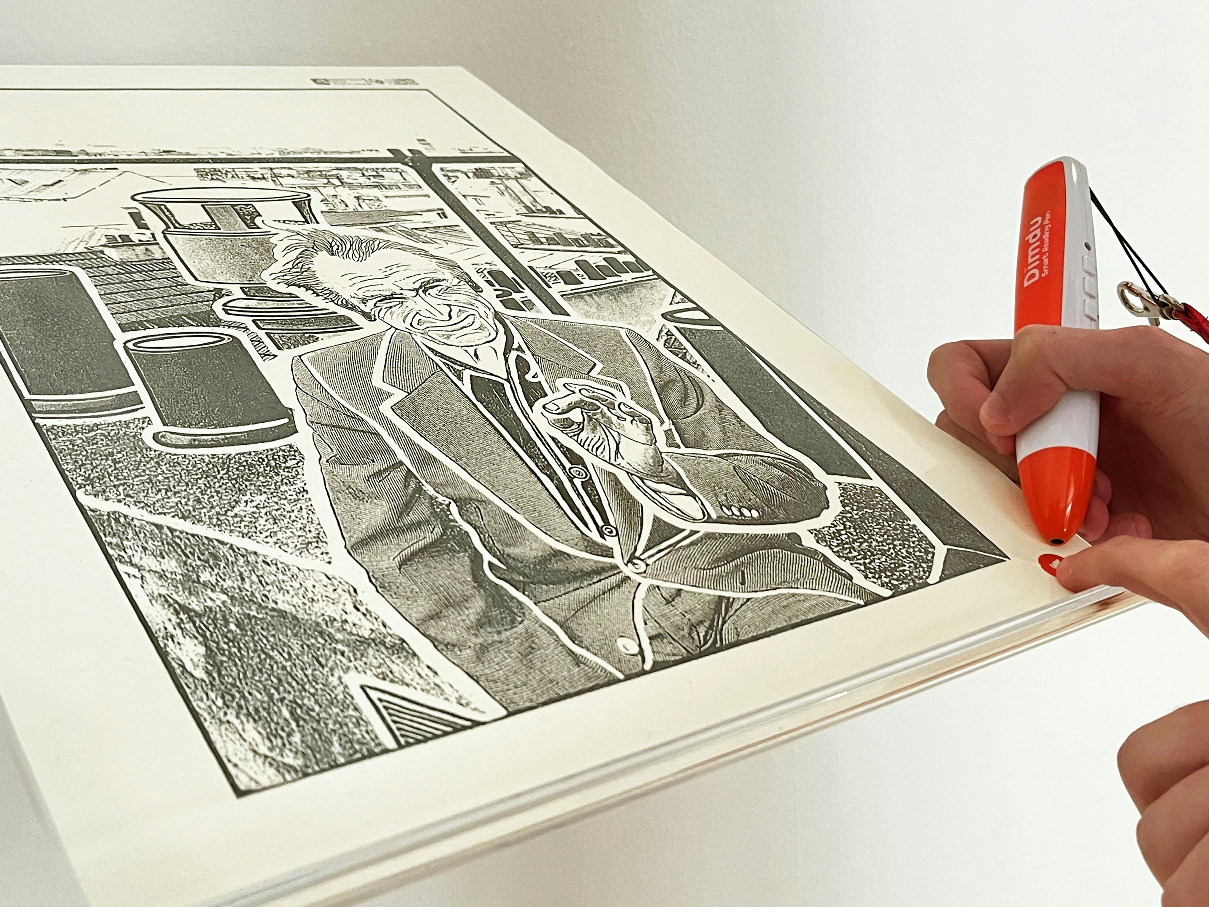 Roma, Museo dell'Ara Pacis. Mostra "Robert Doisneau", 2022. Roma, Museo dell'Ara Pacis. Mostra "Robert Doisneau", 2022. Percorso integrato audio-tattile.